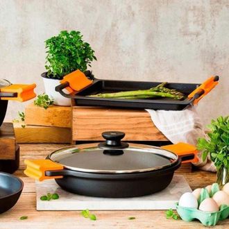 Bra Cacerola Baja Bra Aluminio Fundido Sin Tapa 45 Cm