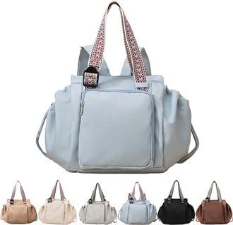 Generic Emma and Kate Everyday Bag Tote Bag, Womens Multifunctional Travel Organizer for Travel, with 15 Smart Compartments (Blue)