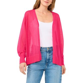 Vince Camuto Tissue Knit Cardigan in Raspberry Jewel at Nordstrom Rack, Size X-Small