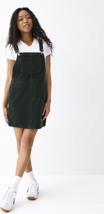 Twik Womens Corduroy apron dress