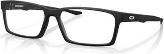 Oakley 59mm Rectangle optical glasses in Black at Nordstrom