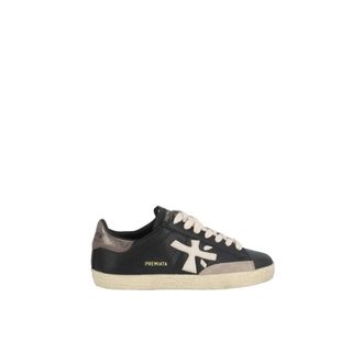 Premiata Stevend 7603 - Dames - Sneakers - Zwart - 40 EU - Leer - Schoenen