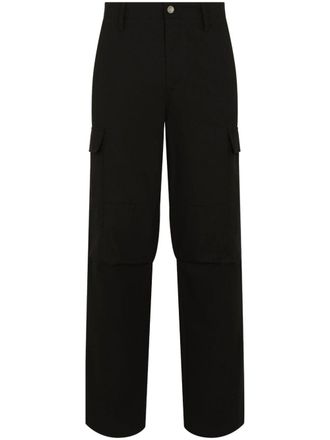 Dolce & Gabbana Katoenen straight cargo broek - Zwart