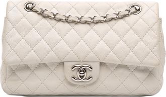 Chanel Tweedehands Medium Classic Kaviaar Dubbele Flap
