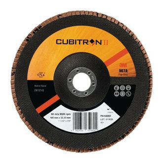 Forum 3m - Arandela De Presi&oacute;n Dentada Cubitron Ii 967a D.125mm K.80 Fl.inox Co (por 10)