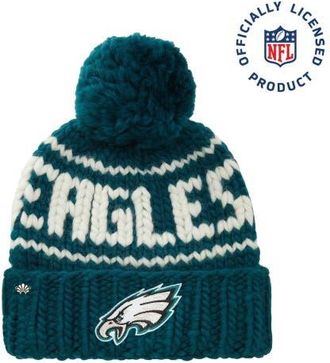 Lele Sadoughi Midnight Green Eagles Beanie With Yarn Pom Pom in Midnight Green 300 at Nordstrom