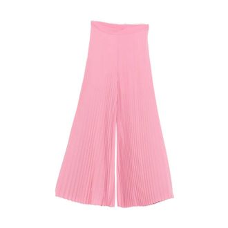 Twinset Wide Trousers, female, Pink, Size: 2XS Palazzo Trousers