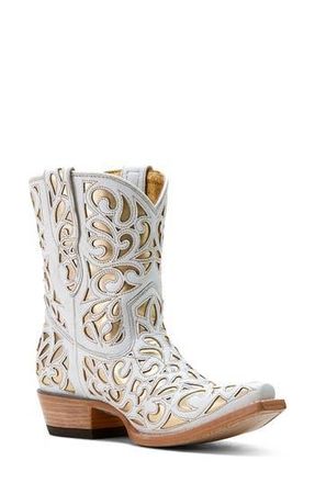 Ariat Valentina Western Boot in Alabaster/gold at Nordstrom Rack, Size 7.5