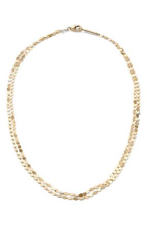 Lana Jewelry Double Strand Petite Nude Choker in Yellow Gold at Nordstrom, Size 15