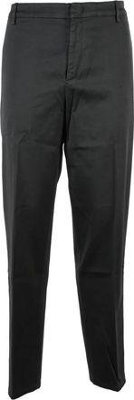 Dondup James Slim-fit Broeken - Heren - Slim Fit Broeken - Zwart - W31 - Katoen - Broeken