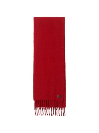 Rag & Bone Sciarpa Mila con frange - Rosso