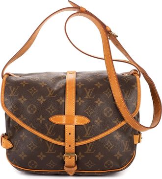 Louis Vuitton Pre-owned Womens Saumur 25 Shoulder Bag - Brown - One Size
