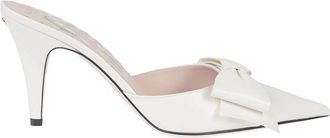 Valentino Garavani With Heel - Dames - Muiltjes - Beige - 38 EU - Leer - Schoenen