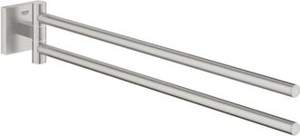 GROHE Las ventajas de la barra de toalla de inicio de Grohe Start Cube Supersteel Grohe fácil de montar Producto resistente y sólido Fijaciones ocultas