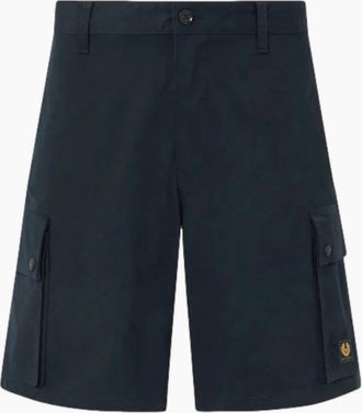 Belstaff Mens Belstaff Route Cargo Short Dark Ink - Black - Size: 32/34