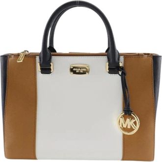 Michael Kors Pre-owned Leren Handtas - Dames - Vintage Handtas - Veelkleurig - ONE Size - Leer - Vintage