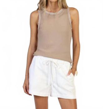 Dylan Jude Tank Top In Desert/white