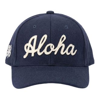 CHESAPEAKE'S Baseballmuts Aloha - unisex - Accessoires - Blauw - Maat: ONE Size Wol