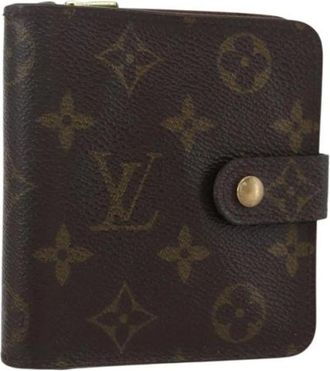 Louis Vuitton Pre-owned Wallets, female, Brown, Size: ONE SIZE Pre-owned Vintage Canvas Wallet