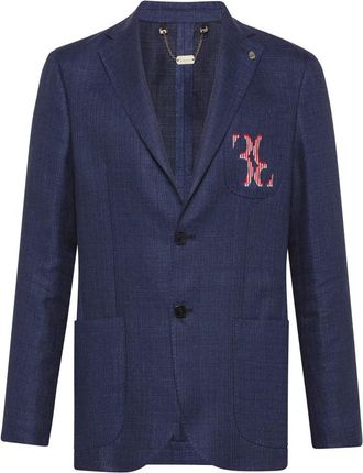 Billionaire Boys Club Blazer Double B - Heren - Blazers - Blauw - M - Katoen - Jassen