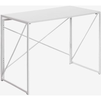 Sklum Escritorio Rectangular 100x50 Cm Plegable En Mdf Y Metal Andra Sklum