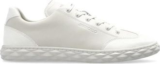 Jimmy Choo London Diamond Light Flex M Lmx-V Latte Sneakers - Heren - Sneakers - Beige - 42 EU - Leer - Schoenen
