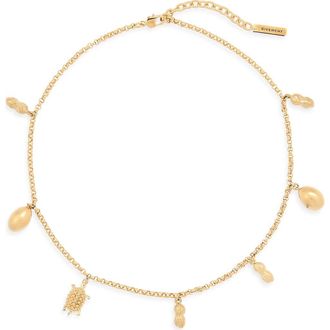 Givenchy Lucky Charms Necklace in Golden Yellow at Nordstrom