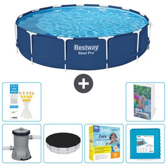 Bestway Piscina Bestway Steel Pro Redonda - 396x84 Cm - 7-piezas S276