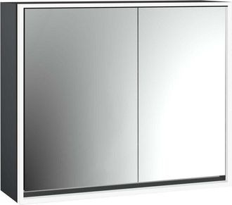 Emco Loft Armario Con Espejo Iluminado, 800mm, 2 Puertas, Modelo De