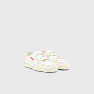 Diesel S-Pagodha-Tongue-free strap sneakers in ripstop - Sneakers - Woman - White