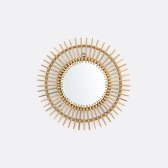 La Redoute Interieurs Spiegel in rotan, zonvormig Ø60 cm, Nogu