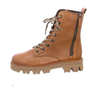 Paul Green Lace-up Enkellaars - Dames - Schoenen - Bruin - Maat: 38 1/2 EU Leer