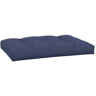vidaXL Coj&iacute;n Para Sof&aacute; De Palets De Tela Azul Marino 120x80x12 Cm Vidaxl