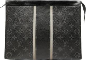Louis Vuitton Pre-owned Clutches, female, Black, Size: ONE SIZE Pre-owned Vintage Canvas Clutch