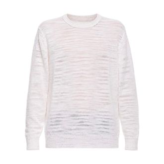 ATOMOFACTORY Pe26Afu19-01 Round-neck Knitwear - male - ATOMOFACTORY - Round-neck Knitwear - White - M - Knitwear