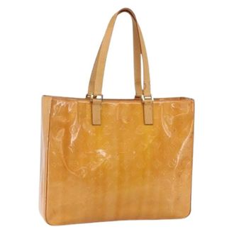 Louis Vuitton Pre-owned Tote Bags, female, Brown, Size: ONE SIZE Pre-owned Vintage Patent Leather Tote Bag