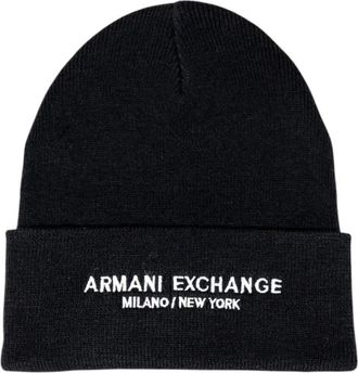 A|X Armani Exchange Polyester Machine Washable Cap - Heren - Hoeden - Zwart - ONE Size - Polyester - Accessoires
