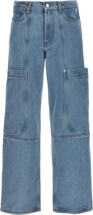 GCDS Light Blue Denim Ultrapocket Jeans