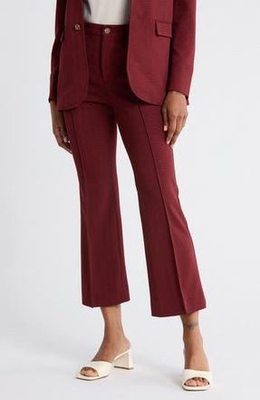 The Great. The Geo Jacquard Prim Pants in Mulled Wine at Nordstrom Rack, Size 25