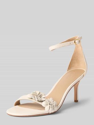 Lauren Ralph Lauren Sandaletten aus echtem Leder Modell ALLIE in Offwhite, Gr&ouml;&szlig;e 39,5
