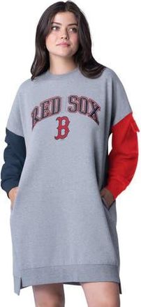 G-III 4Her by Carl Banks Womens G-III 4Her by Carl Banks Heather Gray Boston Red Sox Free Ball Long Sleeve Sneaker Dress at Nordstrom, Size Small