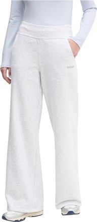 DKNY Straight Track Pants - Dames - Wijde Broeken - Wit - L - Broeken