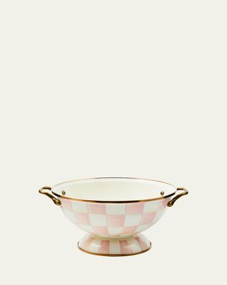 MacKenzie-Childs Rosy Check Almost Everything Bowl