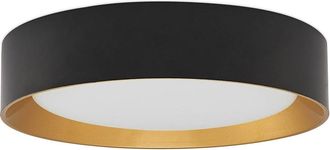 Lindby L&aacute;mpara de techo LED de Aluminio Negro