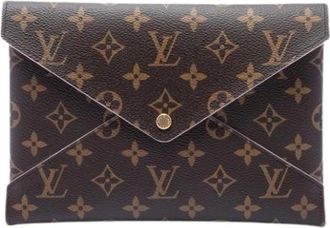 Louis Vuitton Pre-owned Kirigami Clutch - Dames - Vintage Clutch - Bruin - ONE Size - Vintage