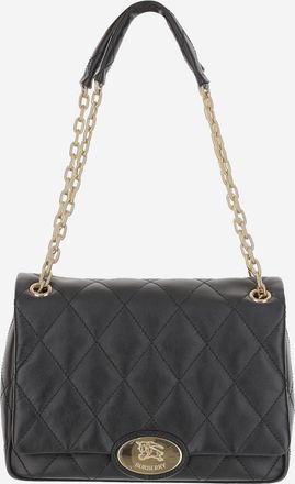 Burberry Womens Medium Strand Bag Black Shoulder