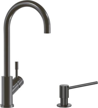 Villeroy & Boch Grifo De Cocina + Dispensador De Jab&oacute;n Tipo Paraguas Villeroy & Boch Antracita