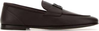 Dolce & Gabbana Brown Solid Loafers