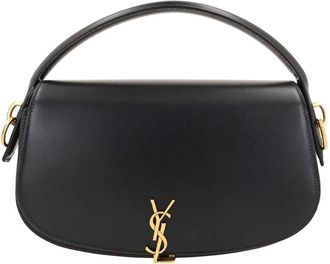 Saint Laurent Tassen, Dames, Zwart, ONE Size, Leer, Voltaire Tas