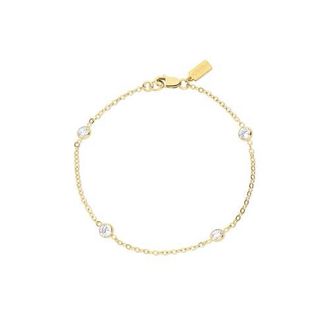 Set & Stones Faye Bracelet in Gold at Nordstrom, Size 7
